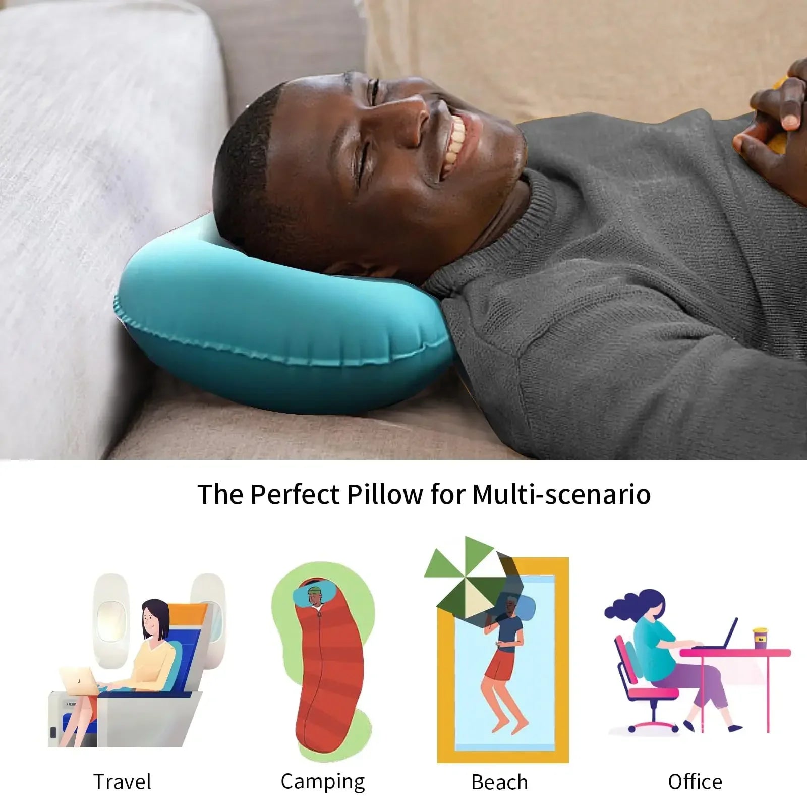 Almohada Inflable Compact
